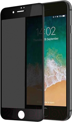 Защитное стекло для телефона Case Full Glue Privacy для iPhone 7 Plus/8 Plus (черный)