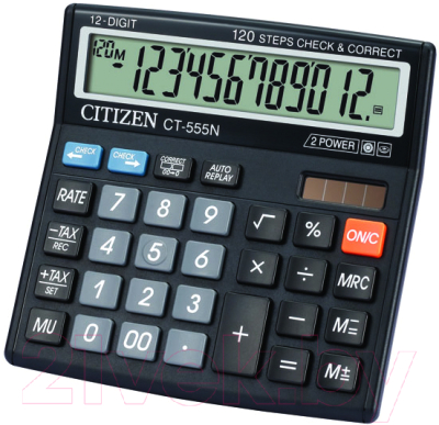 Калькулятор Citizen CT-555N (черный)
