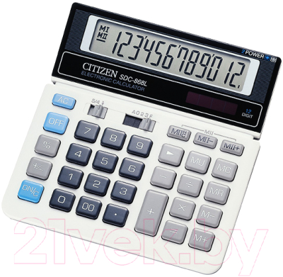 Калькулятор Citizen SDC-868L (белый)