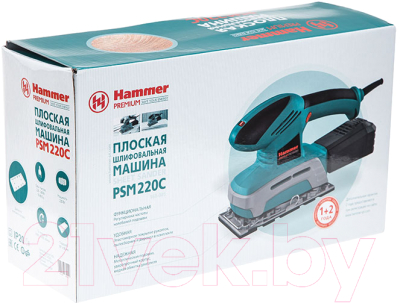 Вибрационная шлифовальная машина Hammer Premium PSM220С