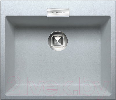 Мойка кухонная Tolero TL-580 (серый металлик)