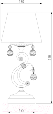 Прикроватная лампа Евросвет Ivin 12075/1T (белый)