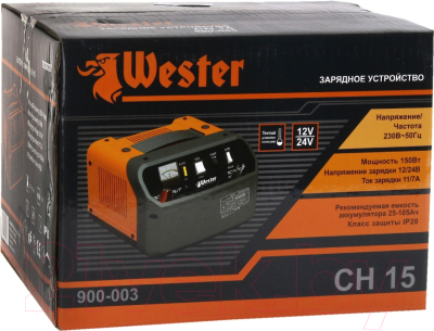 Зарядное устройство для аккумулятора Wester CH15