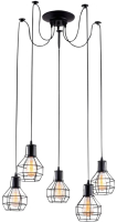

Люстра Arte Lamp, Spider Black A1109SP-5BK