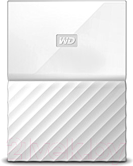 Внешний жесткий диск Western Digital My Passport 2Tb White (WDBLHR0020BWT-EEUE)