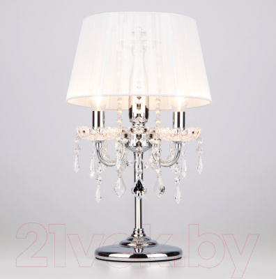 Прикроватная лампа Евросвет Allata 2045/3T (хром/белый)