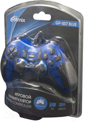 Геймпад Ritmix GP-007 (синий)