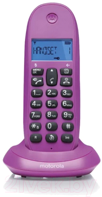 Беспроводной телефон Motorola C1001LB+ (фиолетовый)