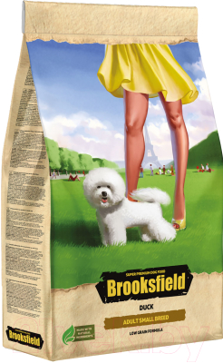 Сухой корм для собак Brooksfield Adult Dog Small Breed утка и рис / 5651065 (6кг)