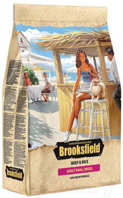 Сухой корм для собак Brooksfield Adult Dog Small Breed говядина и рис / 5651080 (700г)