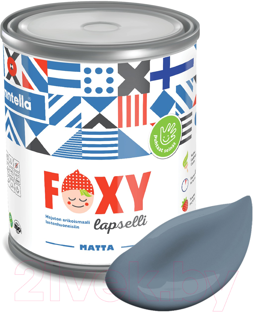 Краска Finntella Foxy Lapselli Matte Jarvi / F-50-1-1-FL287