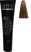 Крем-краска для волос Qtem Softcolor Multivalent Color Cream 5.42 (100мл, медный перламутр светлый каштан) - 