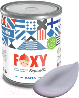 Краска Finntella Foxy Lapselli Matte Kaniini / F-50-1-1-FL293 (900мл)