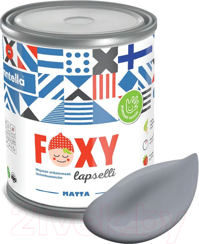 Краска Finntella Foxy Lapselli Matte Kapala / F-50-1-1-FL294