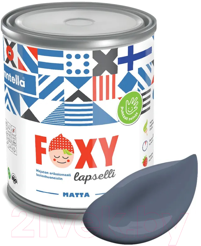 Краска Finntella Foxy Lapselli Matte Pingviini / F-50-1-1-FL297