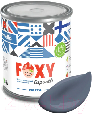 Краска Finntella Foxy Lapselli Matte Pingviini / F-50-1-1-FL297 (900мл)