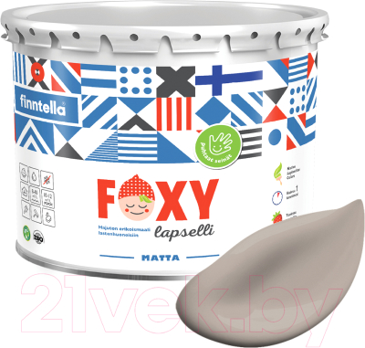 Краска Finntella Foxy Lapselli Matte Hygge / F-50-1-3-FL213 (2.7л)