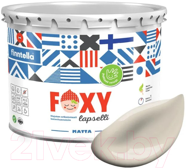 Краска Finntella Foxy Lapselli Matte Valoa / F-50-1-3-FL219