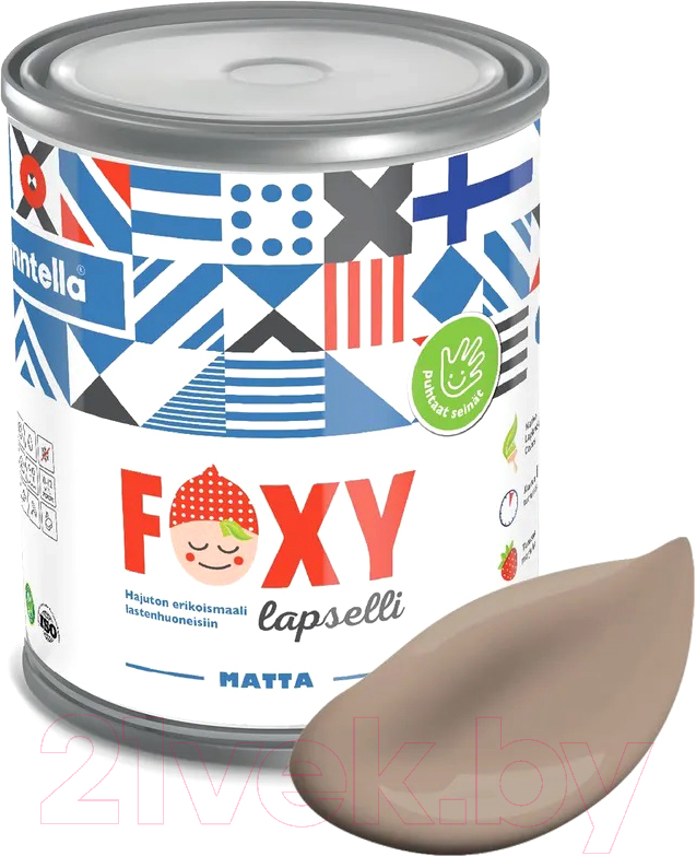 Краска Finntella Foxy Lapselli Matte Nalle / F-50-1-3-FL222