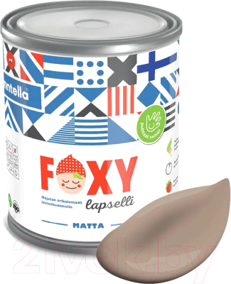 Краска Finntella Foxy Lapselli Matte Nalle / F-50-1-3-FL222 (2.7л)