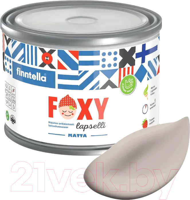 Краска Finntella Foxy Lapselli Matte Lahde / F-50-1-3-FL228