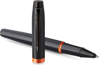Ручка-роллер имиджевая Parker IM Professionals Flame Orange BT / 2172945 (черный) -