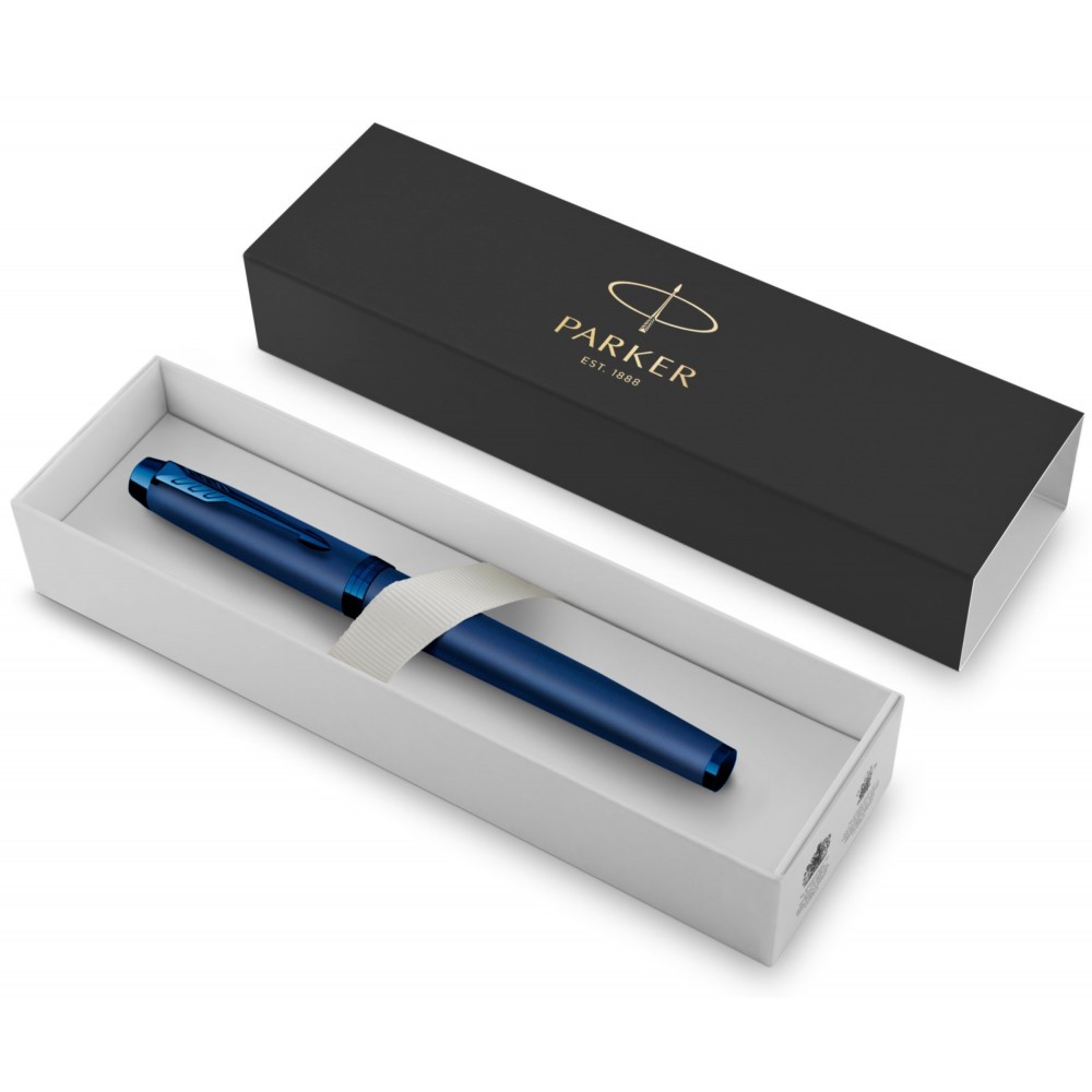 Ручка-роллер имиджевая Parker IM Professionals Monochrome Blue / 2172965 (черный)