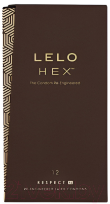 Презервативы Lelo Hex Respect XL 55006 (12шт)