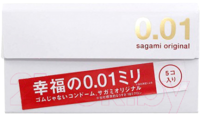 Презервативы Sagami Original 0.01 / 17225 (5шт)