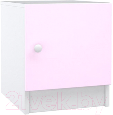 Прикроватная тумба МДК Феникс КМ3Ф-СР 420x350x380 (светло-розовый)