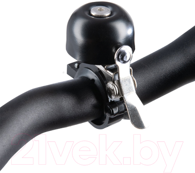 Звонок для велосипеда Oxford Mini Ping Brass Bell / BE157B (черный)