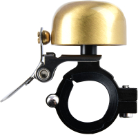 Звонок для велосипеда Oxford Mini Ping Brass Bell / BE157G (золото) - 