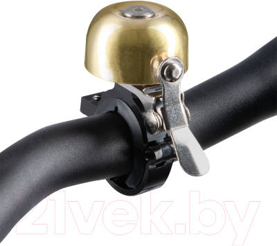 Звонок для велосипеда Oxford Mini Ping Brass Bell / BE157G (золото)