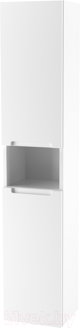 Шкаф-пенал для ванной ЗОВ Дион 150 / DP150LWP0M9003MKV5