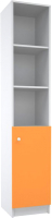 Стеллаж МДК Феникс СЛУФ-О узкий 390x370x2000 (оранжевый) - 
