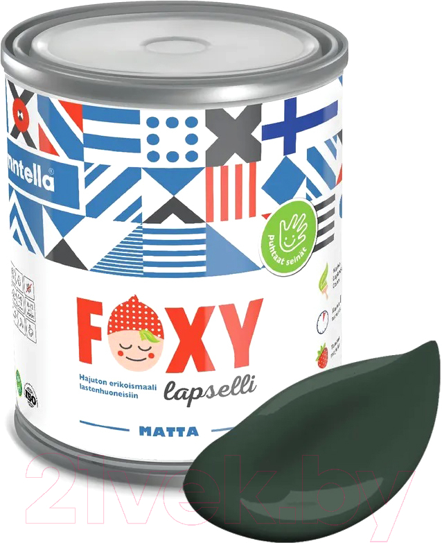 Краска Finntella Foxy Lapselli Matte Nero / F-50-1-3-FL271