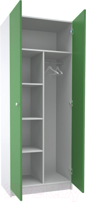 Шкаф МДК Феникс СК2Ф-З 2-х створчатый высокий 1980x800x490 (зеленый)