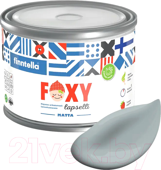 Краска Finntella Foxy Lapselli Matte Lampi / F-50-1-3-FL275