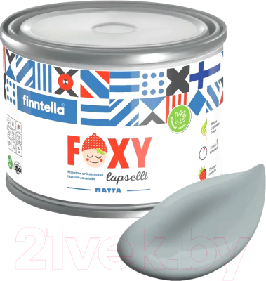 Краска Finntella Foxy Lapselli Matte Lampi / F-50-1-3-FL275 (2.7л)