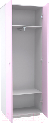 Шкаф МДК Феникс ГШ3Ф-СР 2-х створчатый 1800x650x370 (светло-розовый)