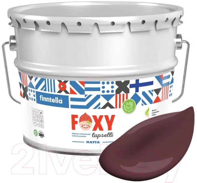 Краска Finntella Foxy Lapselli Matte Terveys / F-50-1-9-FL253