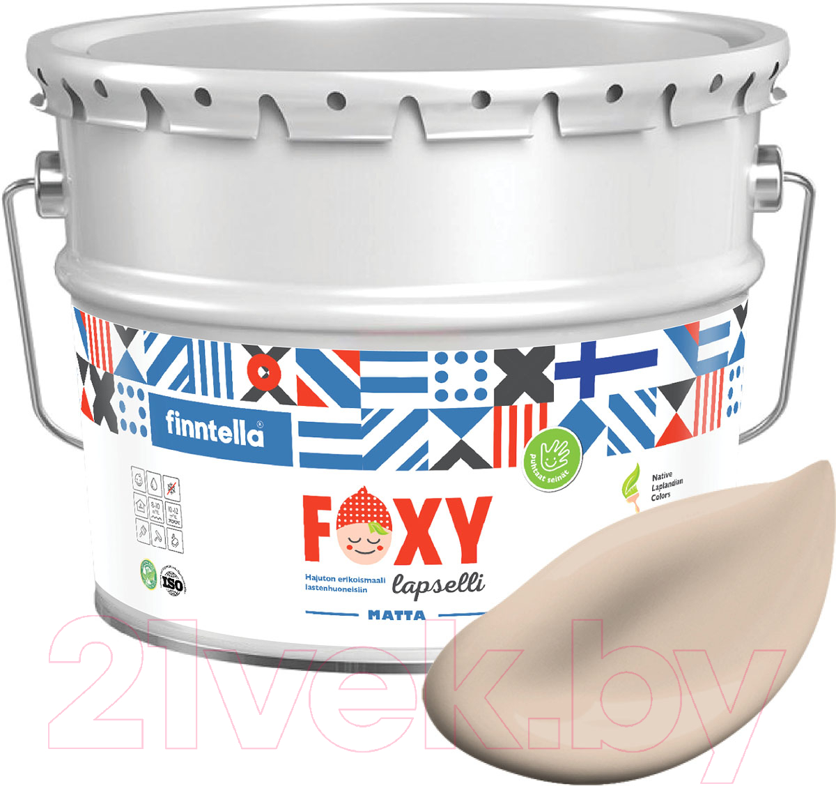 Краска Finntella Foxy Lapselli Matte Hymy / F-50-1-9-FL255