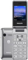 Мобильный телефон Philips Xenium E2601 (серебристо-белый) - 