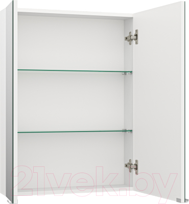 Шкаф с зеркалом для ванной Misty Аура 60 / Э-Аур02060-01