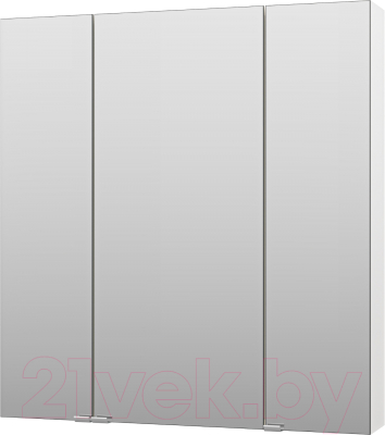 Шкаф с зеркалом для ванной Misty Аура 75 / Э-Аур02075-01