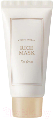 Маска для лица кремовая I'm From Скраб очищающая с рисовыми отрубями Rice mask (30г)