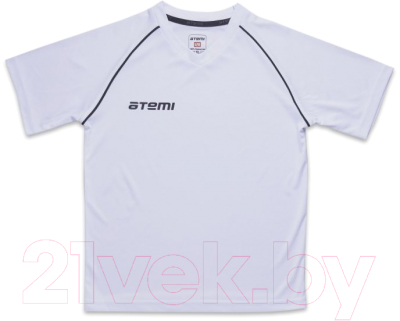 Футболка игровая футбольная Atemi ATSS-002JSS23-WHT (р-р 128)