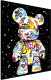 Картина по номерам PaintLine Bearbrick - 