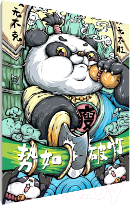 Картина по номерам PaintLine Панда самурай