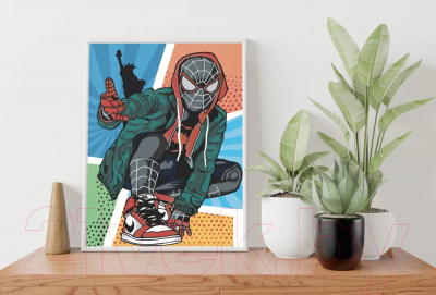 Картина по номерам PaintLine Человек паук